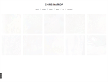 Tablet Screenshot of chrisnatrop.com